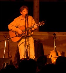 Tim O'Brien opens the Wildflower Pavilion (photo: Russell Bramlett)